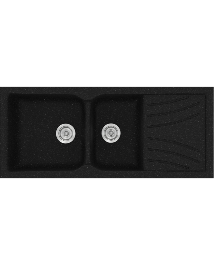Synthetic Granite Sink Sanitec Classic 323 (115X50) Countertop Reversible