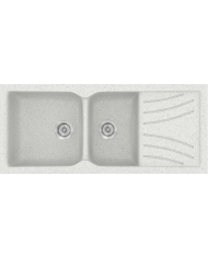 Synthetic Granite Sink Sanitec Classic 323 (115X50) Countertop Reversible