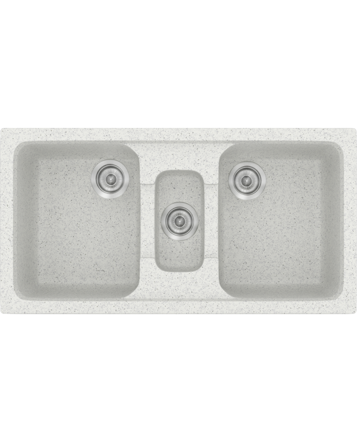 Synthetic Granite Sink Sanitec Classic 325 Countertop (97X51)