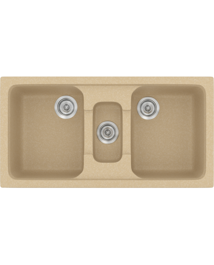 Synthetic Granite Sink Sanitec Classic 325 Countertop (97X51)