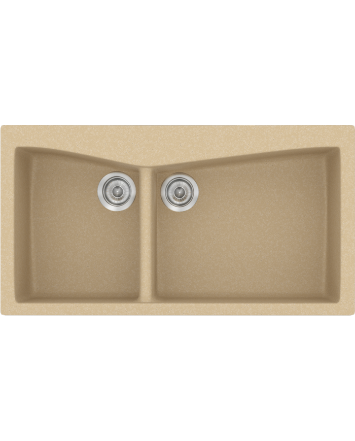 Synthetic Granite Sink Sanitec Classic 326 Countertop (93X51)