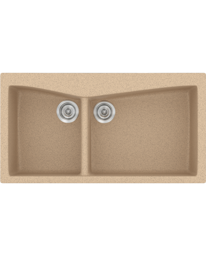 Synthetic Granite Sink Sanitec Classic 326 Countertop (93X51)