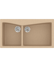 Synthetic Granite Sink Sanitec Classic 326 Countertop (93X51)