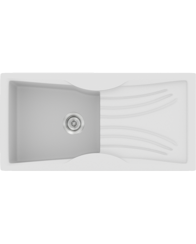 Νεροχύτης Συνθετικός Γρανίτης Sanitec Classic  328 (99X51) Αντιστρεφόμενος Επικαθήμενος