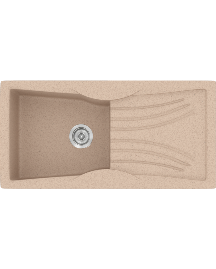 Νεροχύτης Συνθετικός Γρανίτης Sanitec Classic  328 (99X51) Αντιστρεφόμενος Επικαθήμενος