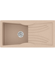 Νεροχύτης Συνθετικός Γρανίτης Sanitec Classic  328 (99X51) Αντιστρεφόμενος Επικαθήμενος