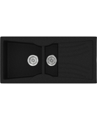 Νεροχύτης Συνθετικός Γρανίτης Sanitec Classic  329 (104X51) Αντιστρεφόμενος Επικαθήμενος