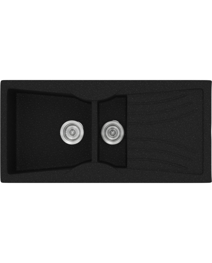 Νεροχύτης Συνθετικός Γρανίτης Sanitec Classic  329 (104X51) Αντιστρεφόμενος Επικαθήμενος