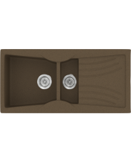 Νεροχύτης Συνθετικός Γρανίτης Sanitec Classic  329 (104X51) Αντιστρεφόμενος Επικαθήμενος