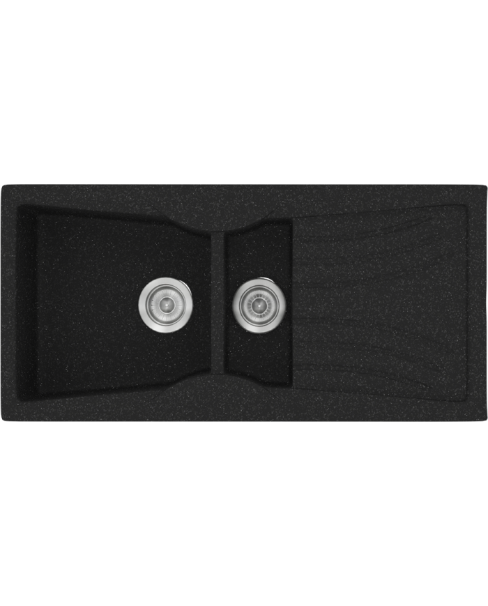 Νεροχύτης Συνθετικός Γρανίτης Sanitec Classic  329 (104X51) Αντιστρεφόμενος Επικαθήμενος