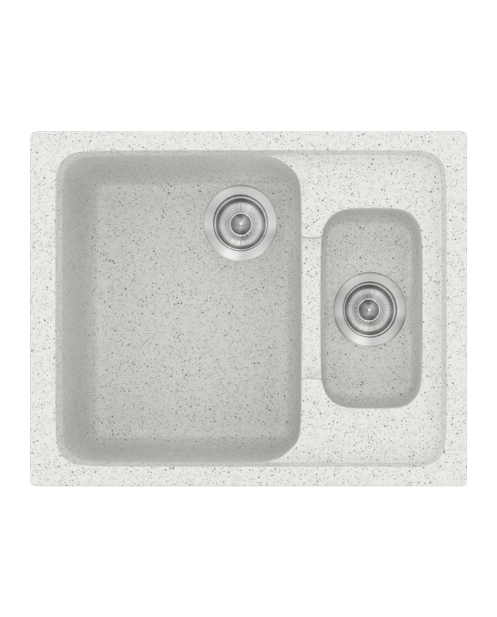 Νεροχύτης Συνθετικός Γρανίτης Sanitec Classic  330 (62X51) Αντιστρεφόμενος Επικαθήμενος