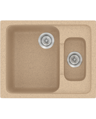 Νεροχύτης Συνθετικός Γρανίτης Sanitec Classic  330 (62X51) Αντιστρεφόμενος Επικαθήμενος