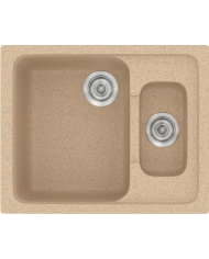 Νεροχύτης Συνθετικός Γρανίτης Sanitec Classic  330 (62X51) Αντιστρεφόμενος Επικαθήμενος