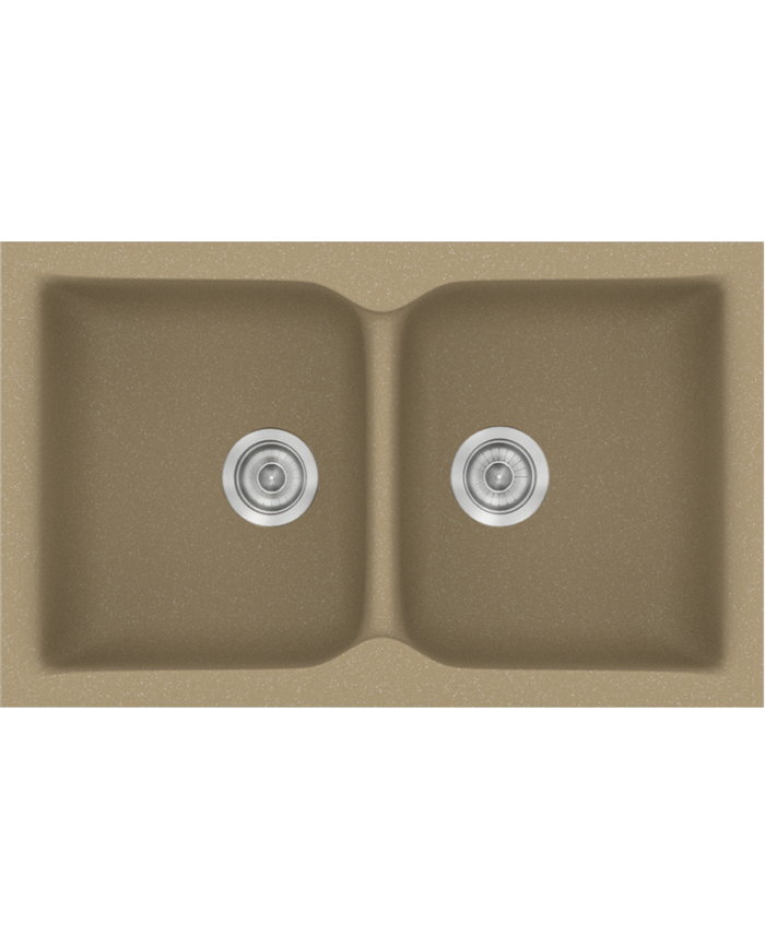 Synthetic Granite Sink Sanitec Classic 336 Countertop (86X50)