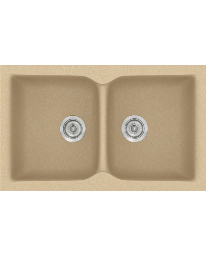 Synthetic Granite Sink Sanitec Classic 336 Countertop (86X50)
