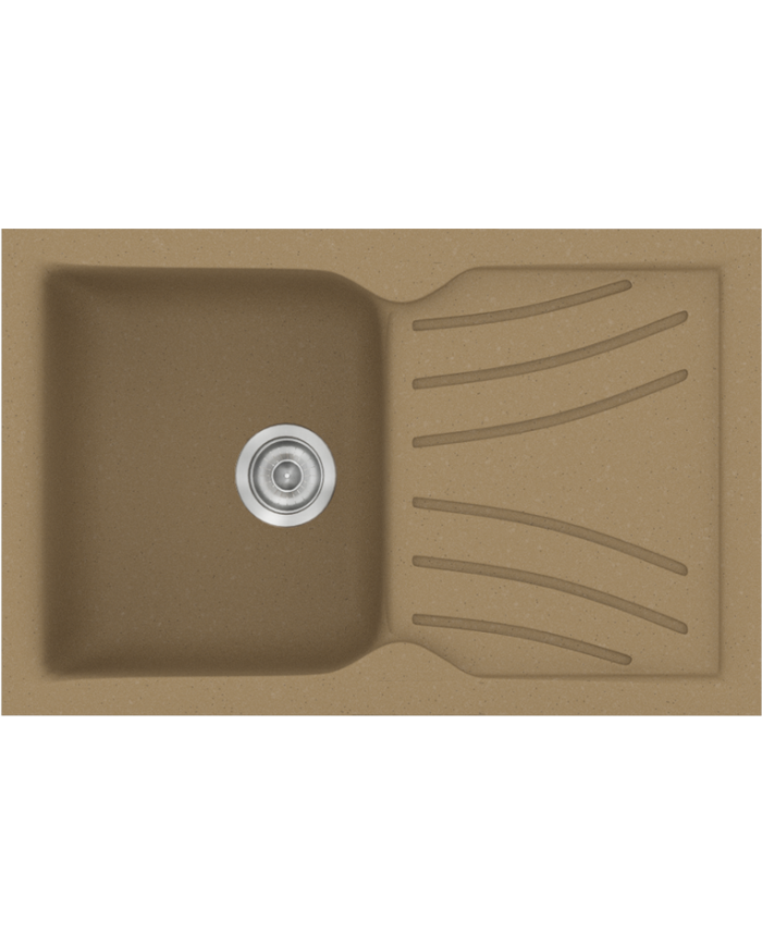 Νεροχύτης Συνθετικός Γρανίτης Sanitec Classic  337 (86X50) Αντιστρεφόμενος Επικαθήμενος