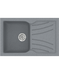 Νεροχύτης Συνθετικός Γρανίτης Sanitec Classic  337 (86X50) Αντιστρεφόμενος Επικαθήμενος