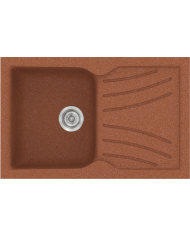 Νεροχύτης Συνθετικός Γρανίτης Sanitec Classic  337 (86X50) Αντιστρεφόμενος Επικαθήμενος