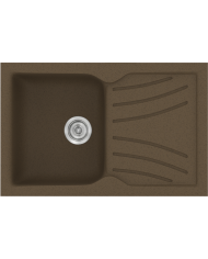 Νεροχύτης Συνθετικός Γρανίτης Sanitec Classic  337 (86X50) Αντιστρεφόμενος Επικαθήμενος