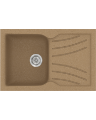 Νεροχύτης Συνθετικός Γρανίτης Sanitec Classic  337 (86X50) Αντιστρεφόμενος Επικαθήμενος