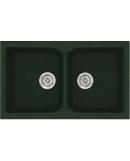 Νεροχύτης Συνθετικός Γρανίτης Sanitec Classic  340 Επικαθήμενος & Υποκαθήμενος (78X50)