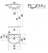 Washbasin for Bathroom Furniture Creavit Smile 45cm (ET045)
