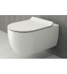 Λεκάνη Κρεμαστή Bocchi V-Tondo Rimless 54cm Λευκή με Κάλυμμα Slim Soft Closing Duroplast