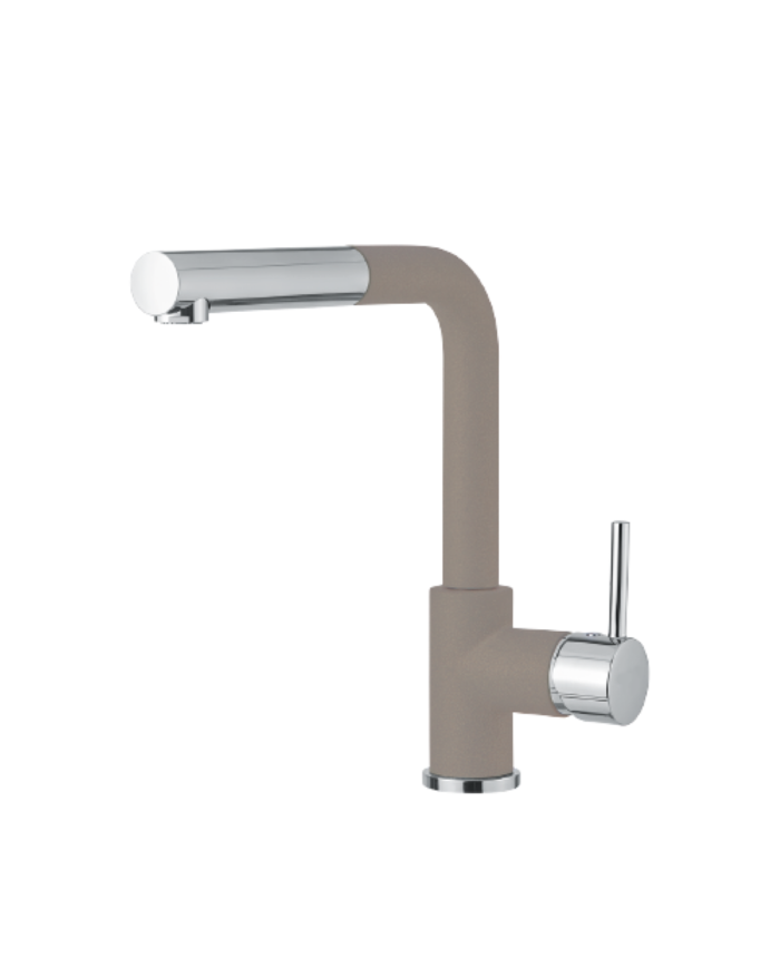 Armando Vicario Fluo Beton Concrete Countertop Sink Faucet With Swivel Spout With Sliding Shower (18580-1451)
