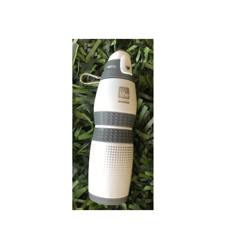 Ecological thermos Ecolife White thermos vacuum Sports bottle Sport 400ml