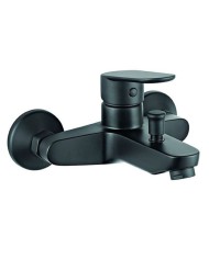 Fiore Kevon Total Black Matτ Bathroom Faucet Set with Shower Phone & Spiral & Phone Holder (81NN8141)