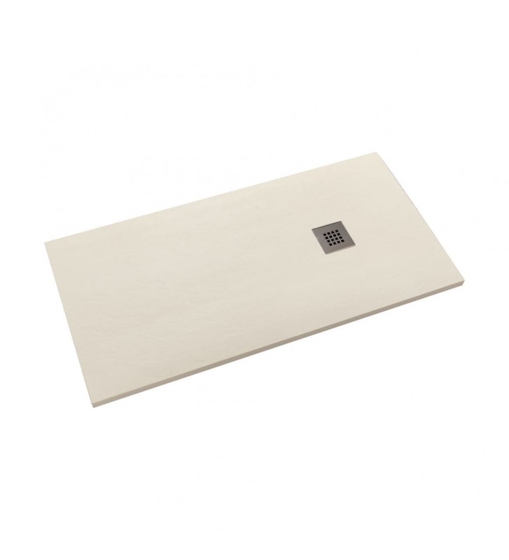 Shower Theme Art Stone Beige Rectangles