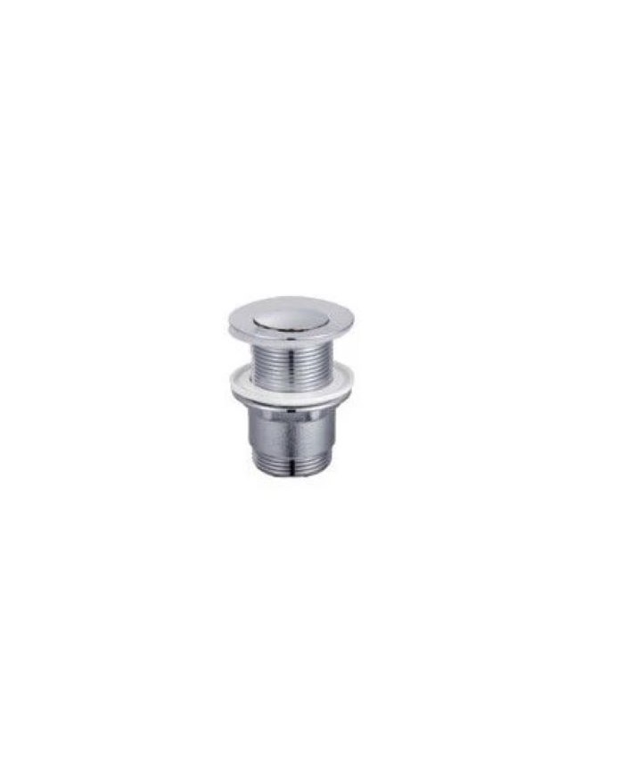 Chrome Click-Clack Washbasin Valve Simple Without Overflow H-8 cm