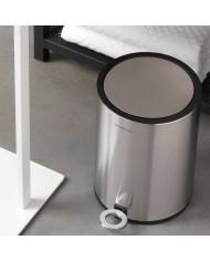 Επιδαπέδιο Χαρτοδοχείο Geesa Sealskin  3lt Soft Close Inox (362412404-110)