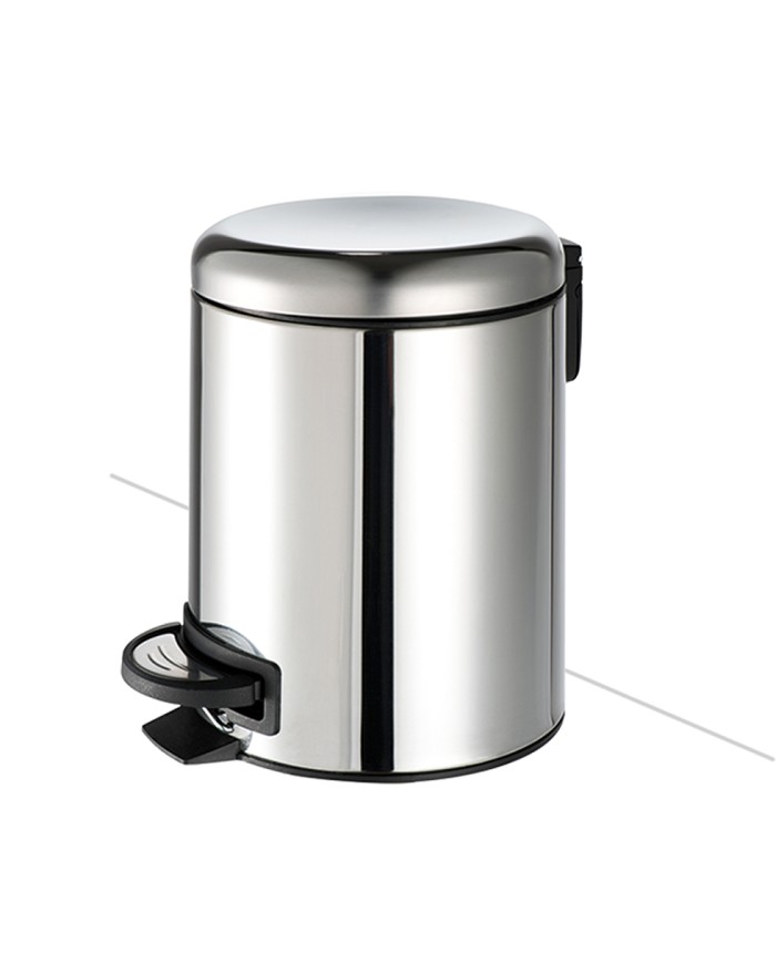 Επιδαπέδιο Χαρτοδοχείο Geesa Professional Soft Close 5lt  Inox (645-100)