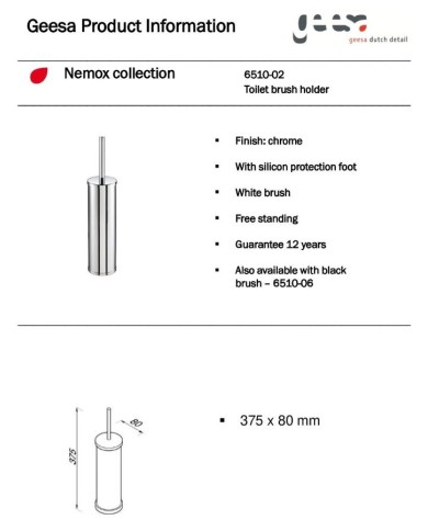 Geesa Nemox Chrome Floor Lamp ( 6510 )