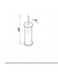 Πιγκάλ Δαπέδου  Geesa Standard Chrome (5116)