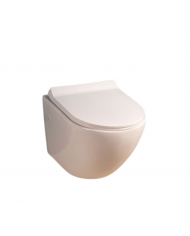 Λεκάνη Κρεμαστή Rimless Amco MD05 Λευκή με Κάλυμα Soft Close