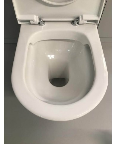 Set Floor Basin Gala Aris Rimless H.P Floor drains & cistern & Cover & mechanism