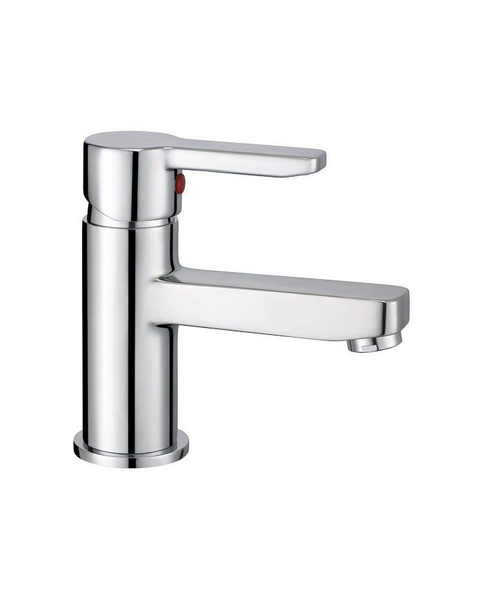 Μπαταρία Νιπτήρα Faismilani New Blu Chrome με Αυτόματη Βαλβίδα