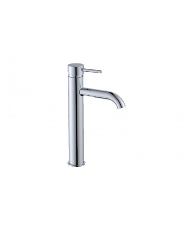 Tall Faismilani Starlet Chrome Washbasin Faucet with Click-Clack Valve