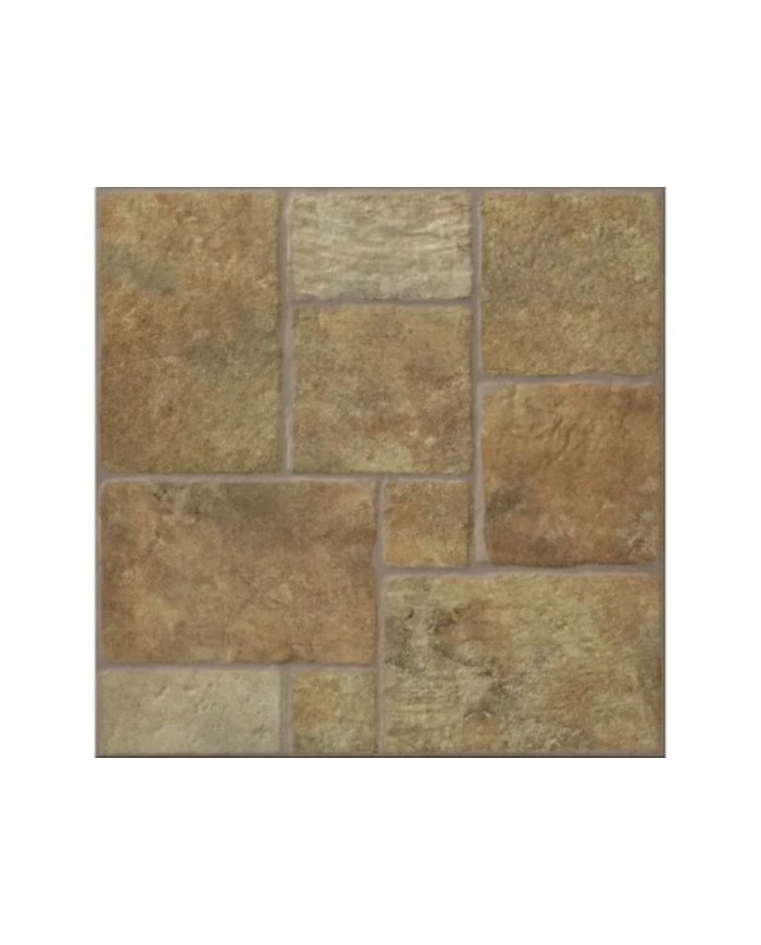 Πλακάκι Rock Stone Collection Block Beige Matt Ανάγλυφο Α' Διαλογής Πορσελανάτο - Γρανίτης (33.3 x 33.3 cm)
