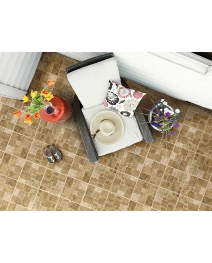 Πλακάκι Rock Stone Collection Block Beige Matt Ανάγλυφο Α' Διαλογής Πορσελανάτο - Γρανίτης (33.3 x 33.3 cm)