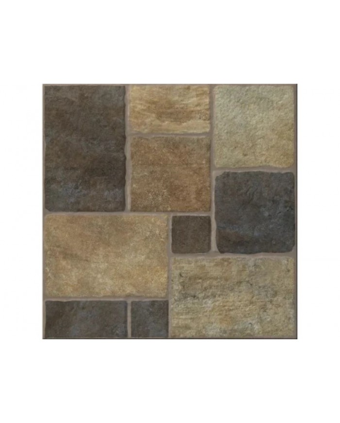 Πλακάκι Rock Stone Collection Block Natural Matt Ανάγλυφο Α' Διαλογής Πορσελανάτο - Γρανίτης (33.3 x 33.3 cm)