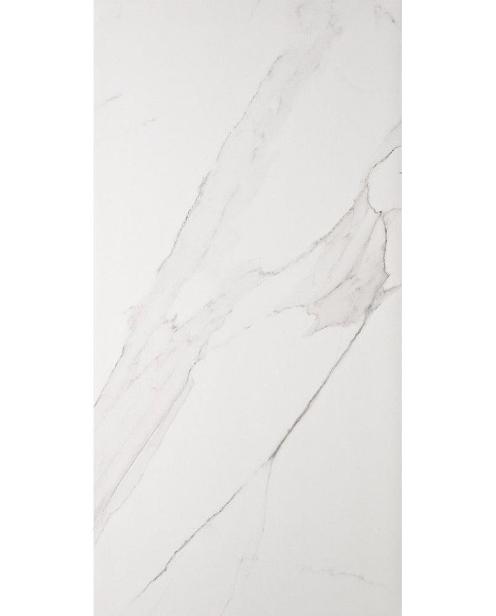 Tile Miami Bianco Rett First Grade Glossy Porcelain - Granite 60×120cm