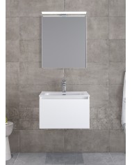 Έπιπλο Μπάνιου Furnibath Sevilla 60C Royal White Βάση,Νιπτήρας,Καθρέφτης (3SV60CWH)