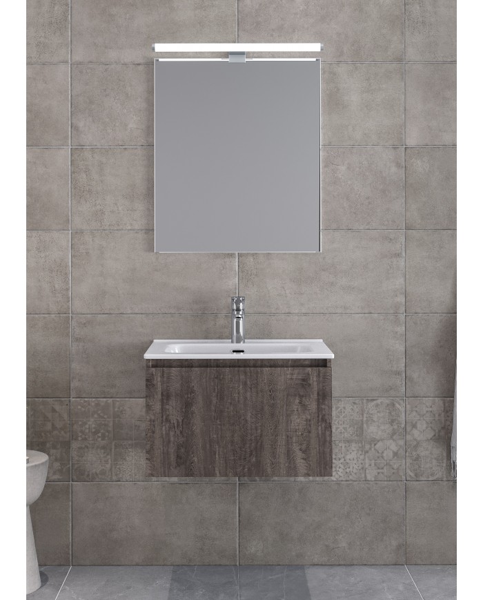 Έπιπλο Μπάνιου Furnibath Sevilla 60C Royal Grey Βάση,Νιπτήρας,Καθρέφτης (3SV60CGR)