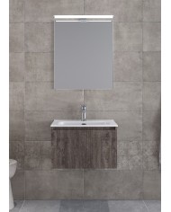 Έπιπλο Μπάνιου Furnibath Sevilla 60C Royal Grey Βάση,Νιπτήρας,Καθρέφτης (3SV60CGR)