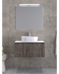 Bathroom Furniture Furnibath Sevilla 100SC Royal Grey Base, Washbasin, Mirror (3SVCS80CGR)