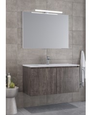 Bathroom Furniture Furnibath Madrid 100C Royal Gray Base, Washbasin, Mirror(5MD100CGR)