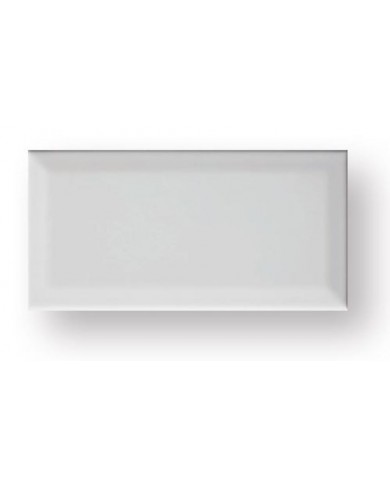 Metro White Gloss Bizoute Ceramic Tile First Selection (10x20 cm)